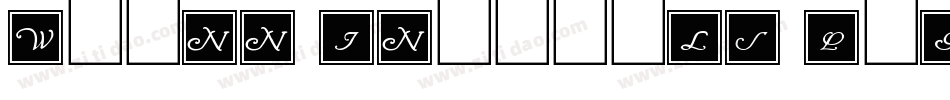 Wrenn Initials Light字体转换